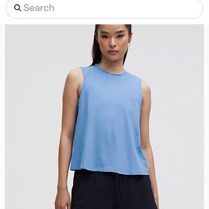 Lululemon Pace crush cross-back graphic tank top - like new - size M